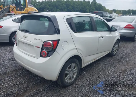 2013 Chevrolet Sonic Lt Auto z USA, uszkodzony, nr VIN 1G1JC6SB3D4249364